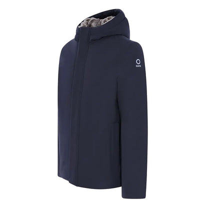 Blue Polyester Jackets & Coat