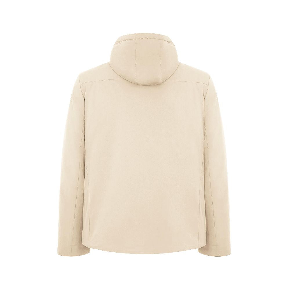 White Polyester Jackets & Coat