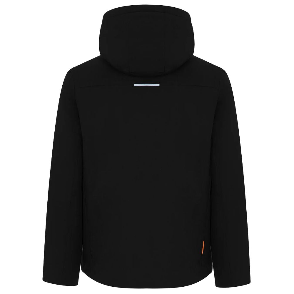 Black Polyester Jackets & Coat