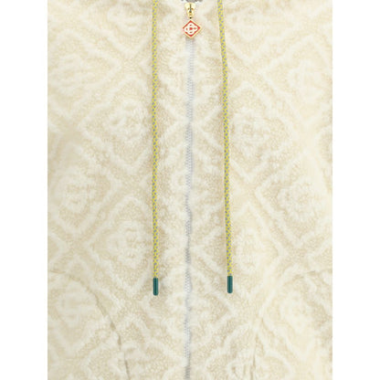 Cream Polyester Shell Jacket