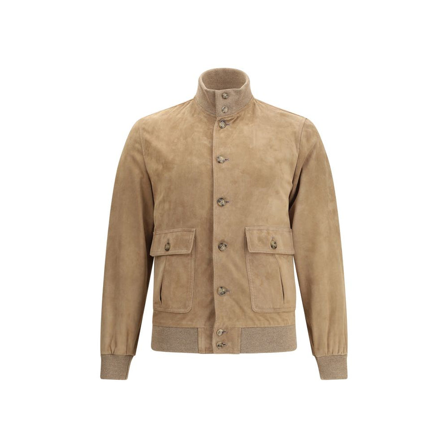Beige Goatskin Clothing