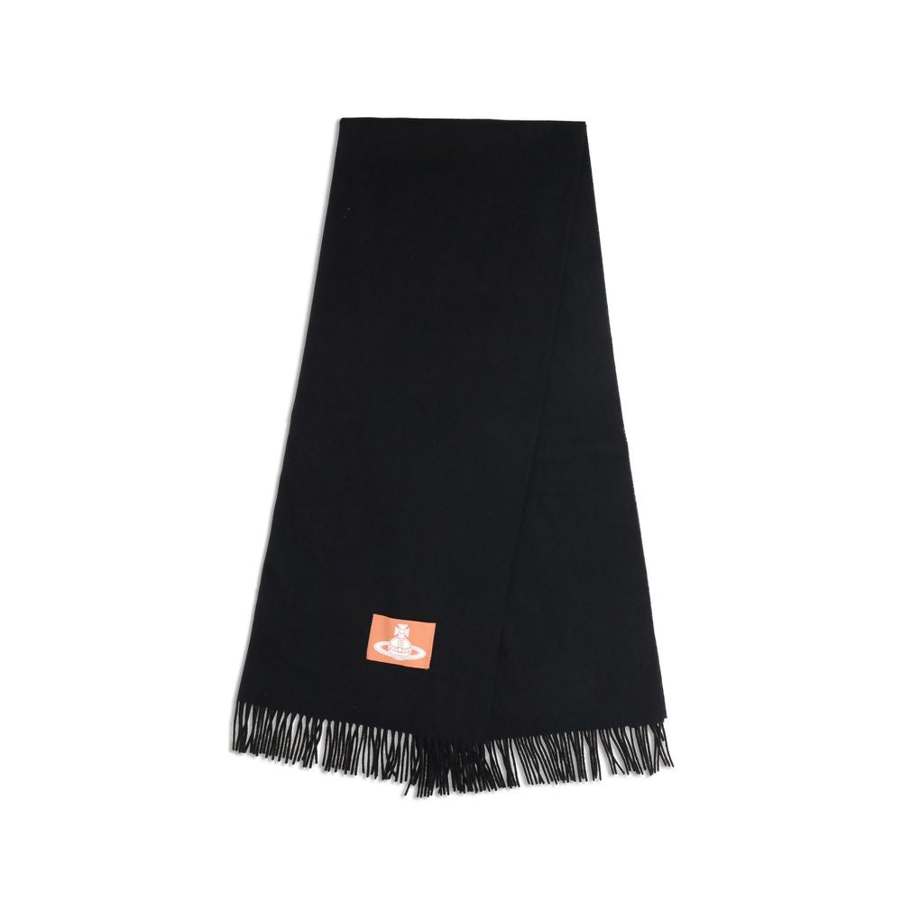 Black Wool Scarf