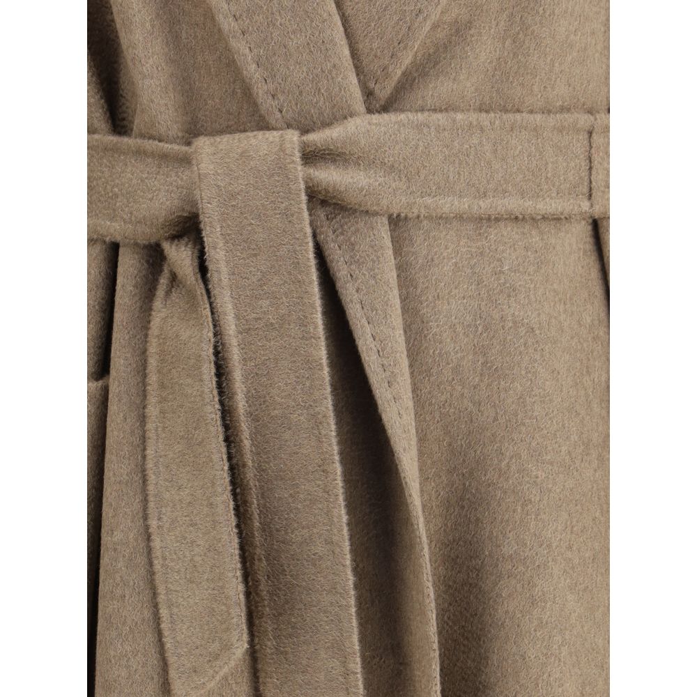 Brown Cashmere Coat