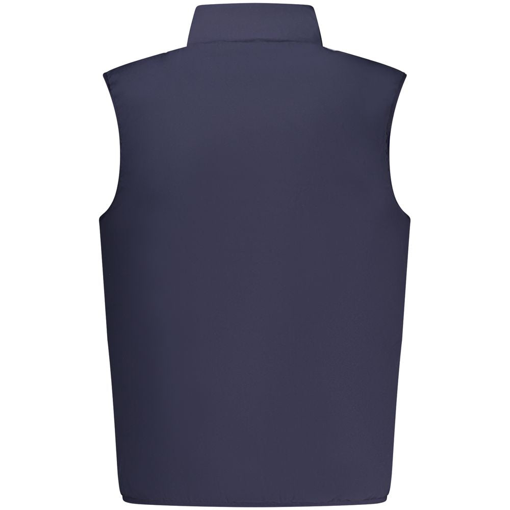 Blue Polyester Jackets & Coat