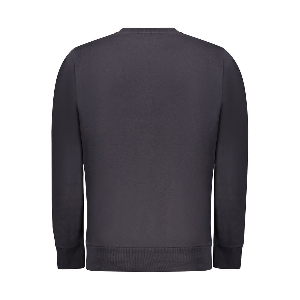 Blue Cotton Men Sweater