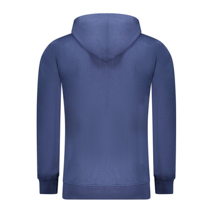 Blue Cotton Men Sweater