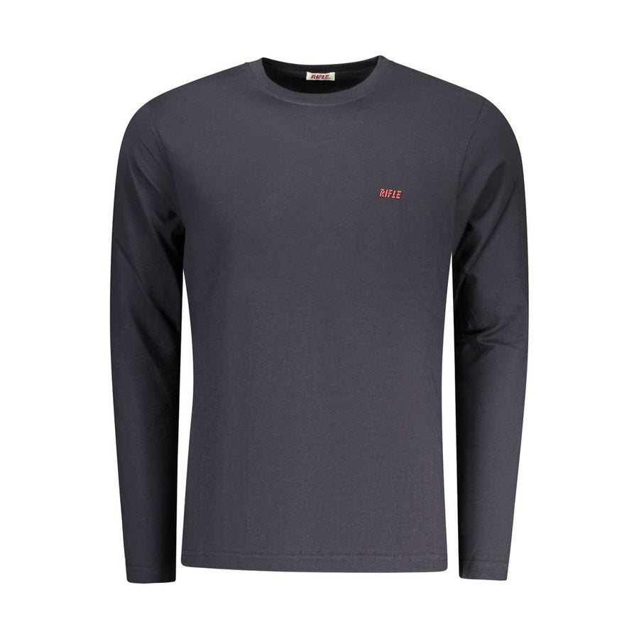 Blue Cotton Men T-Shirt