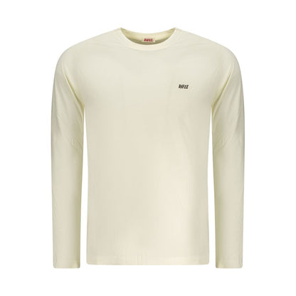 White Cotton Men T-Shirt