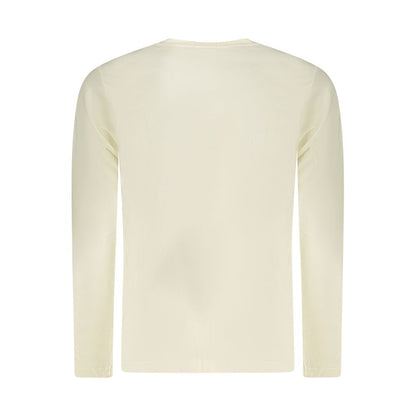 White Cotton Men T-Shirt