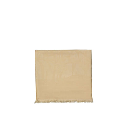 Beige Silk Scarf