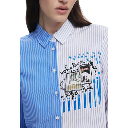 Light Blue Viscose Blouse