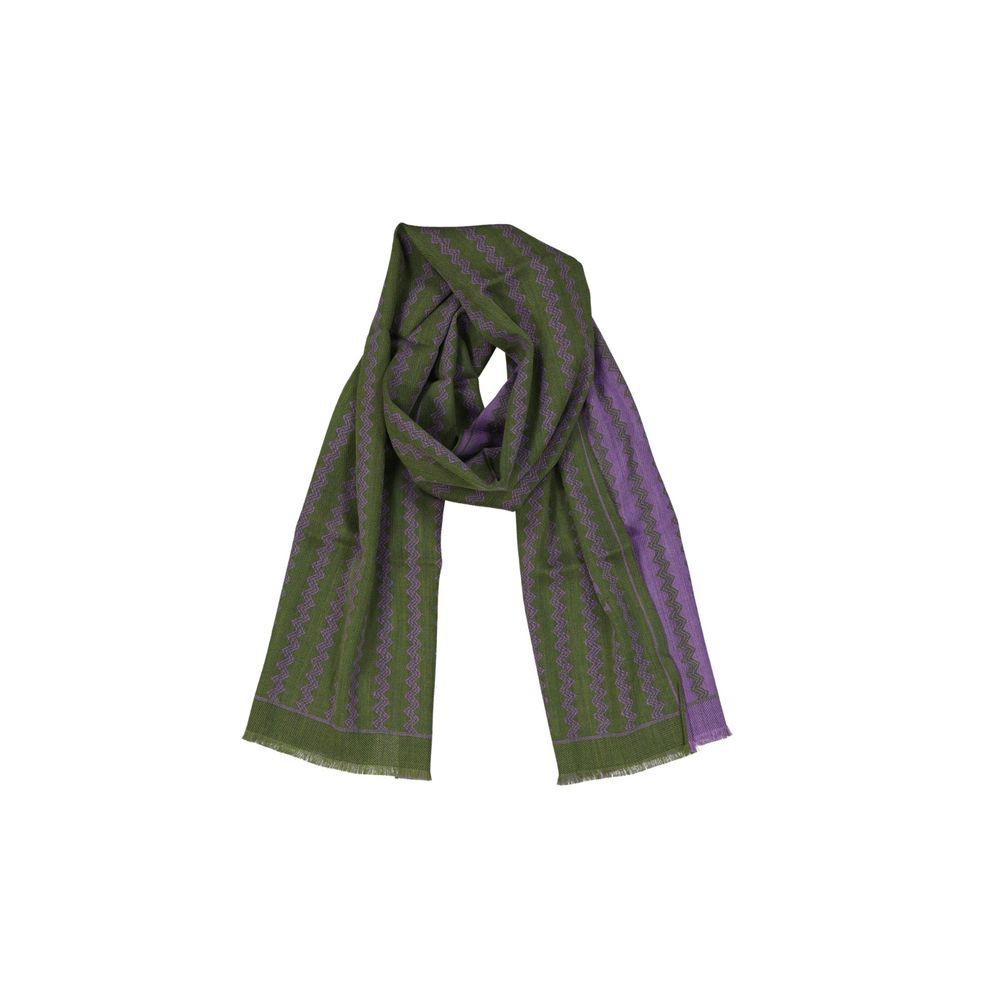 Green Wool Scarf