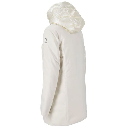 White Polyester Jackets & Coat