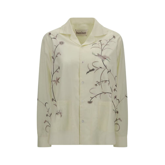 Yellow Cotton Pattern Shirt