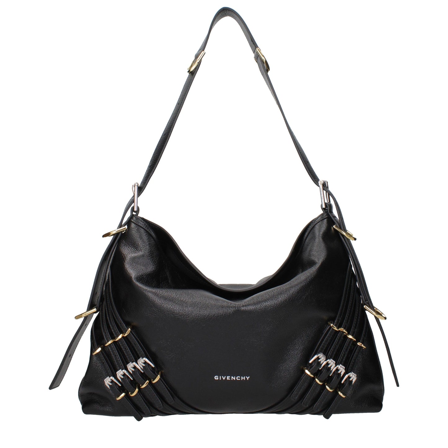 Black Leather Shoulder Bag