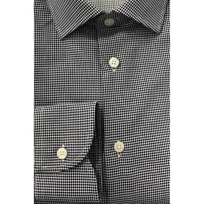Blue Cotton Men Shirt