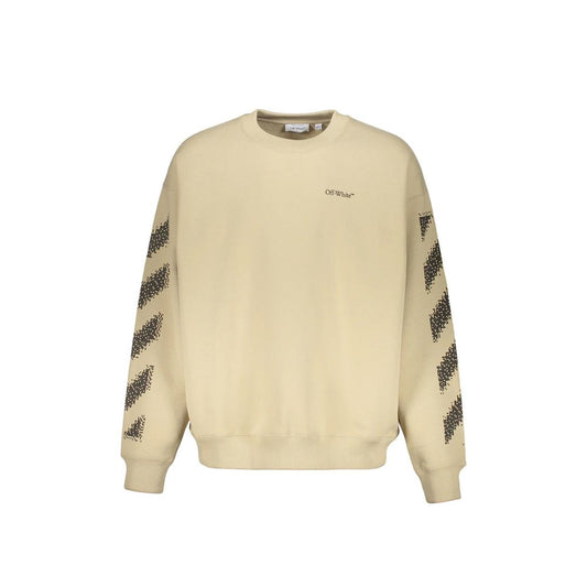 Beige Cotton Sweatshirt