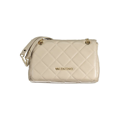 Beige Polyethylene Handbag