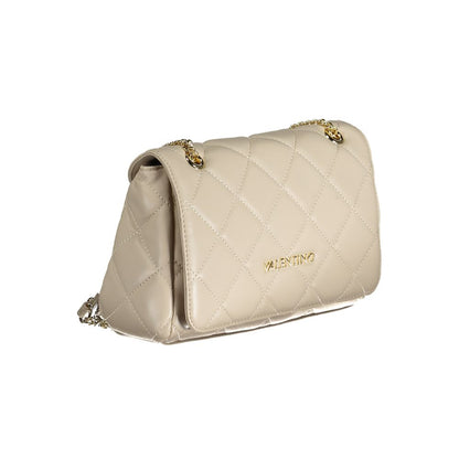 Beige Polyethylene Handbag