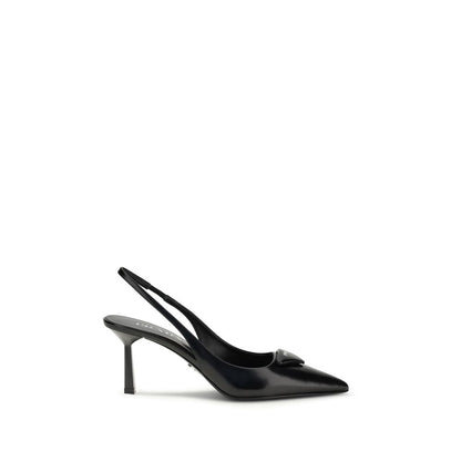 Black Calf Leather Bos Taurus High Heel Pumps