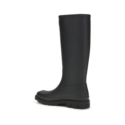 Black Rubber Rain Boots