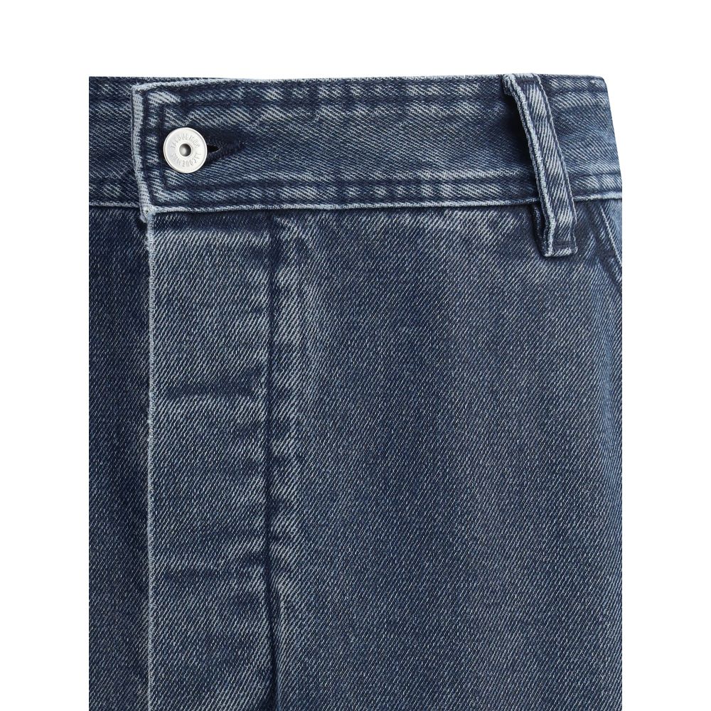 Blue Cotton Jeans Denim