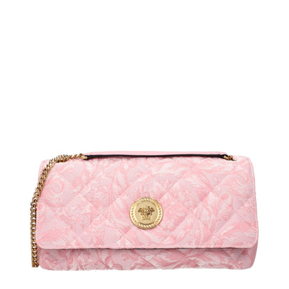 Pink Fabric Shoulder Bag