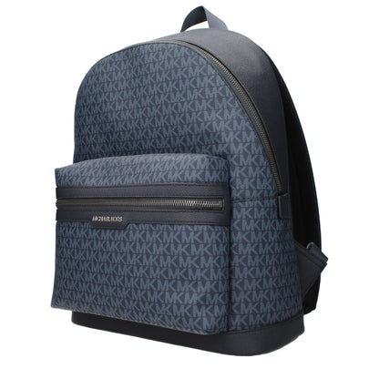 Blue Fabric Backpack