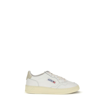 White Rubber Low Top Sneakers