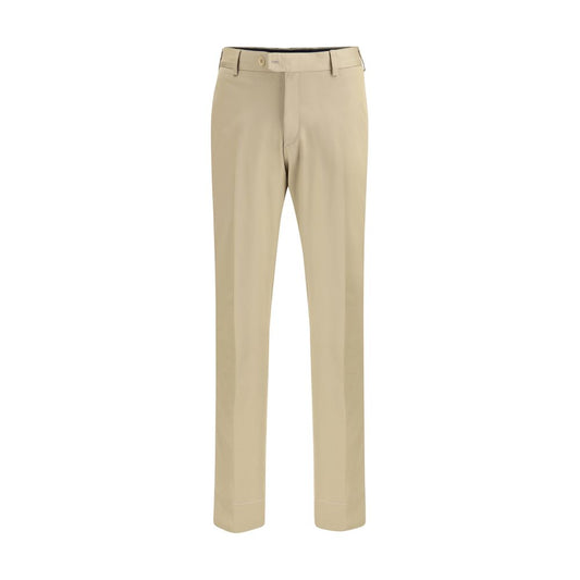 Bicolor Cotton Chino Pants
