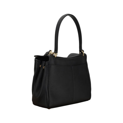 Black Calf Leather Bos Taurus Shoulder Bag
