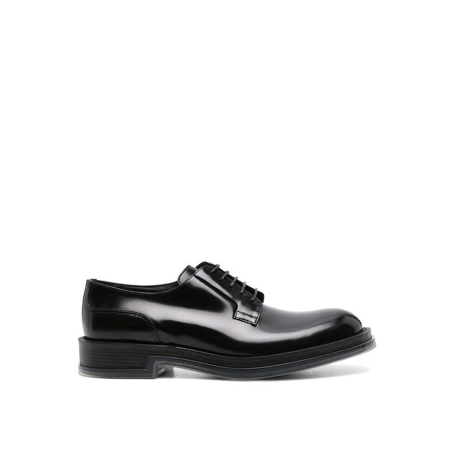 Black Calfskin Oxfords And Derbies