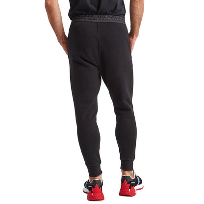 Black Cotton Joggers (Workout Pants)