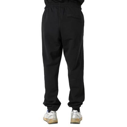 Black Cotton Joggers (Workout Pants)