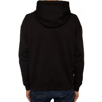 Black Cotton Sweatshirt