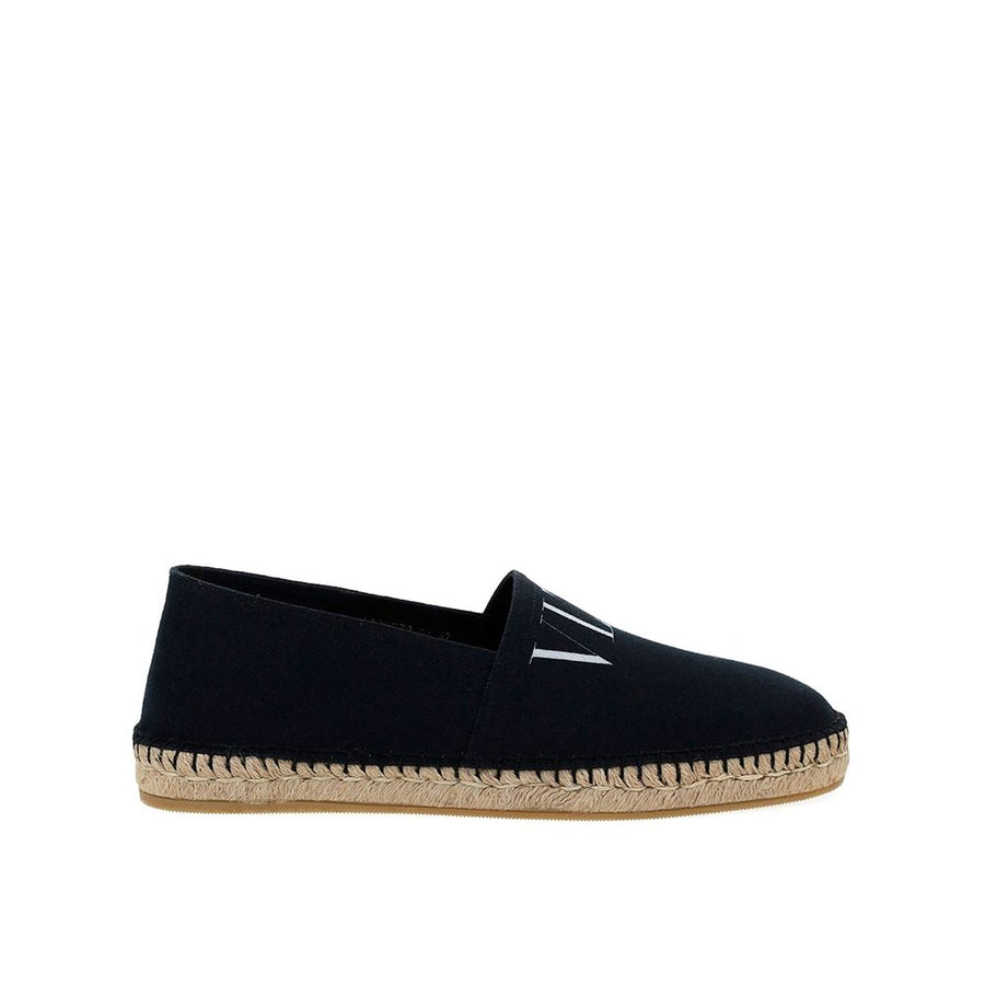 Black Canvas Espadrilles