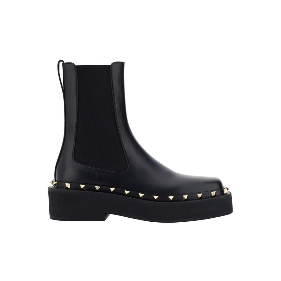 Black Calfskin Chelsea Boots