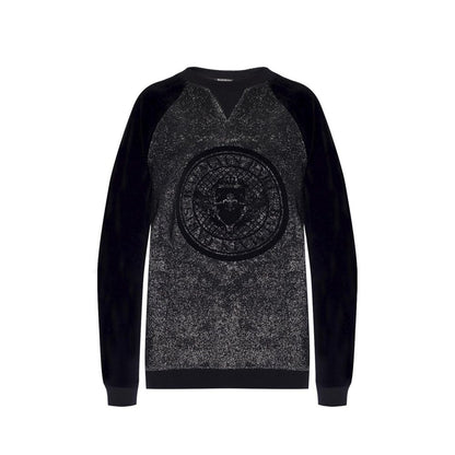 Black Elastane Sweatshirt