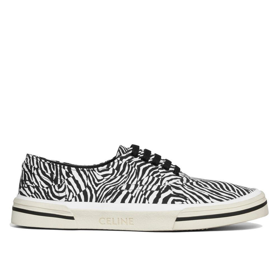 Black Canvas Low Top Sneakers