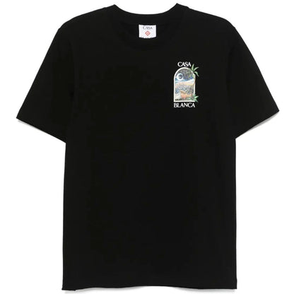 Black Cotton T-Shirt