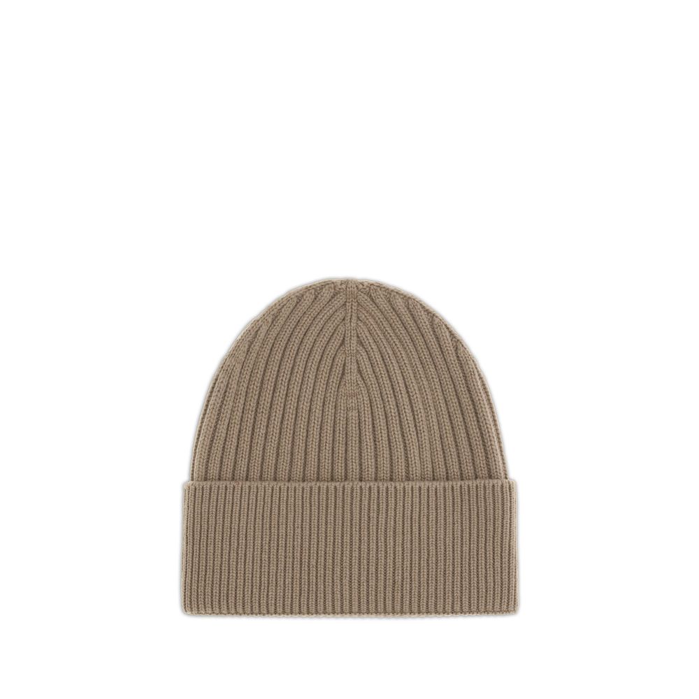 Beige Cashmere Beanie