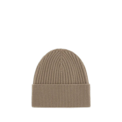 Beige Cashmere Beanie