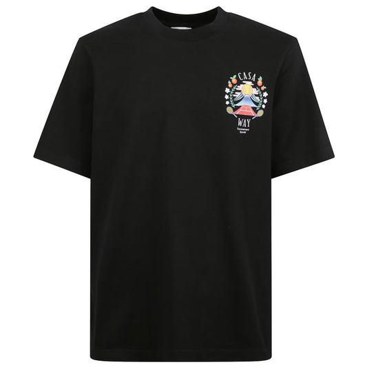 Black Cotton T-Shirt