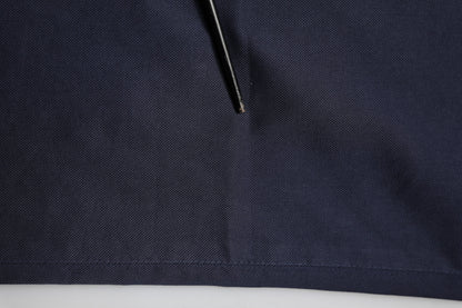 Blue Cotton Stretch Straight Fit Men Chino Trouser Pants