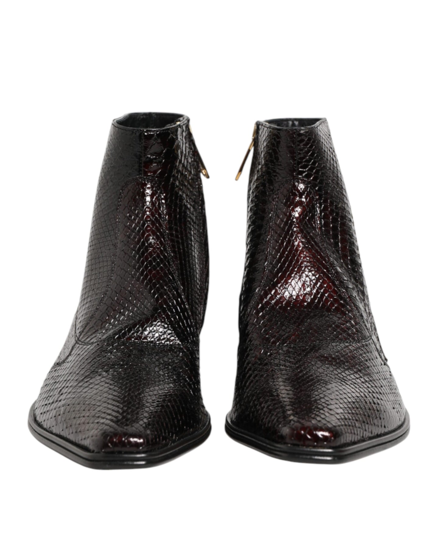 Bordeaux Chelsea Men Short Ankle Boots Shoes