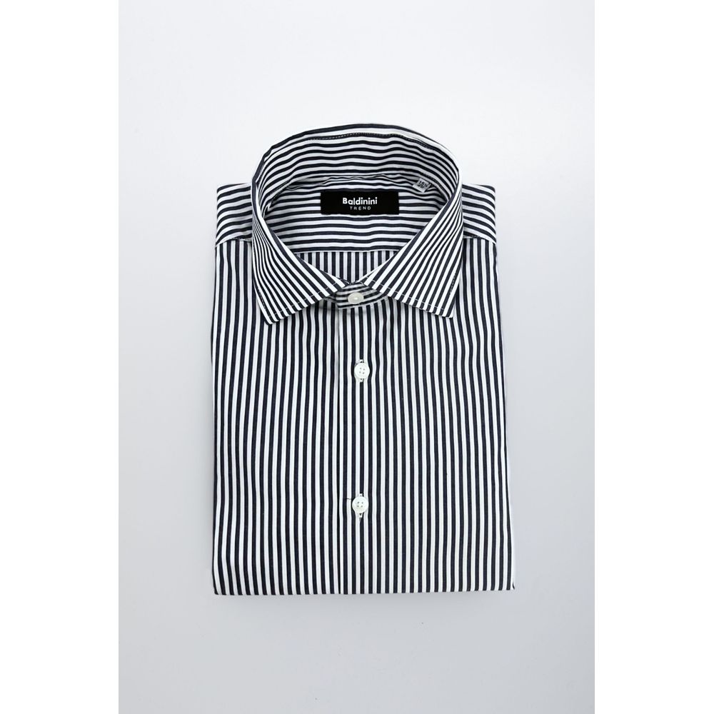 Blue Cotton Men's Shirt