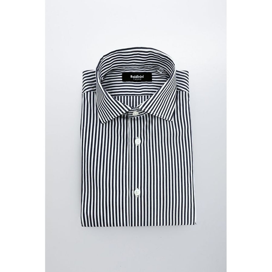 Blue Cotton Men's Shirt