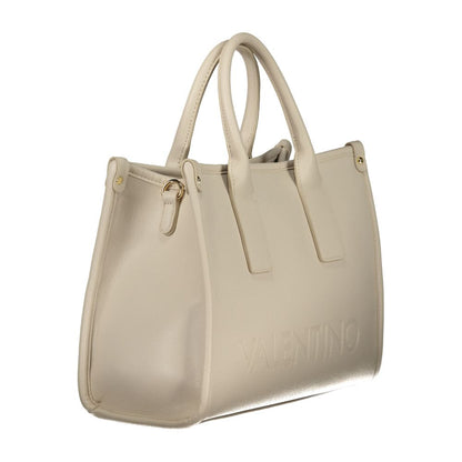 Beige Polyethylene Handbag