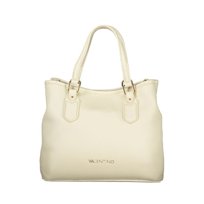 Beige Polyethylene Handbag