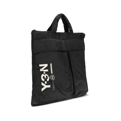 Black Polyamide Shoulder Bag